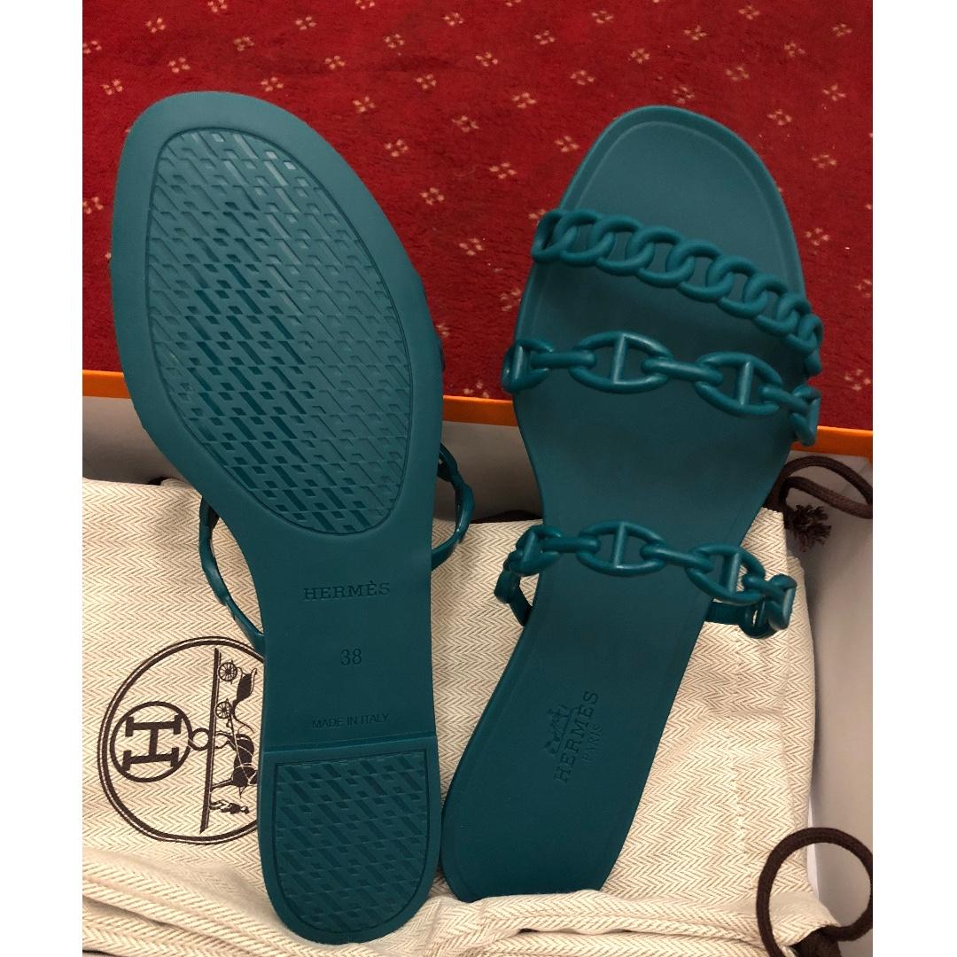 Hermes jelly sandals price clearance