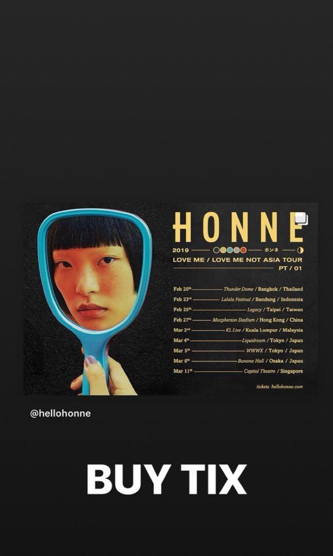 Honne Concert Ticket Entertainment Events Concerts On Carousell Logon to honda malaysia today. honne concert ticket