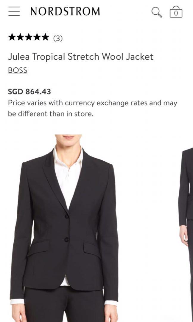 Hugo Boss Women s Julea Black Blazer