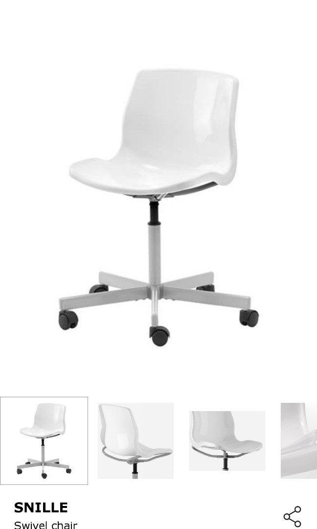 Ikea chair/Office Chair/study chair/adjustable chair, Furniture & Home