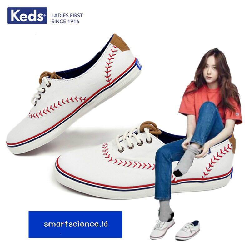 Keds champion pennant leather