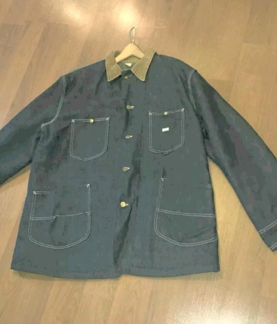 LEE Denim Blanket Lined Work Jacket Vintage 70 s