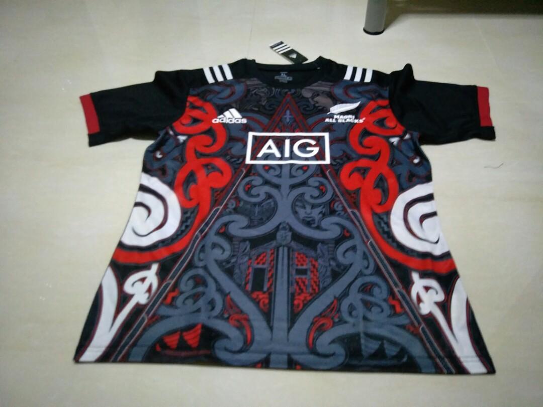 Maori All Blacks Rugby Training Kit Sports Sports Apparel On Carousell