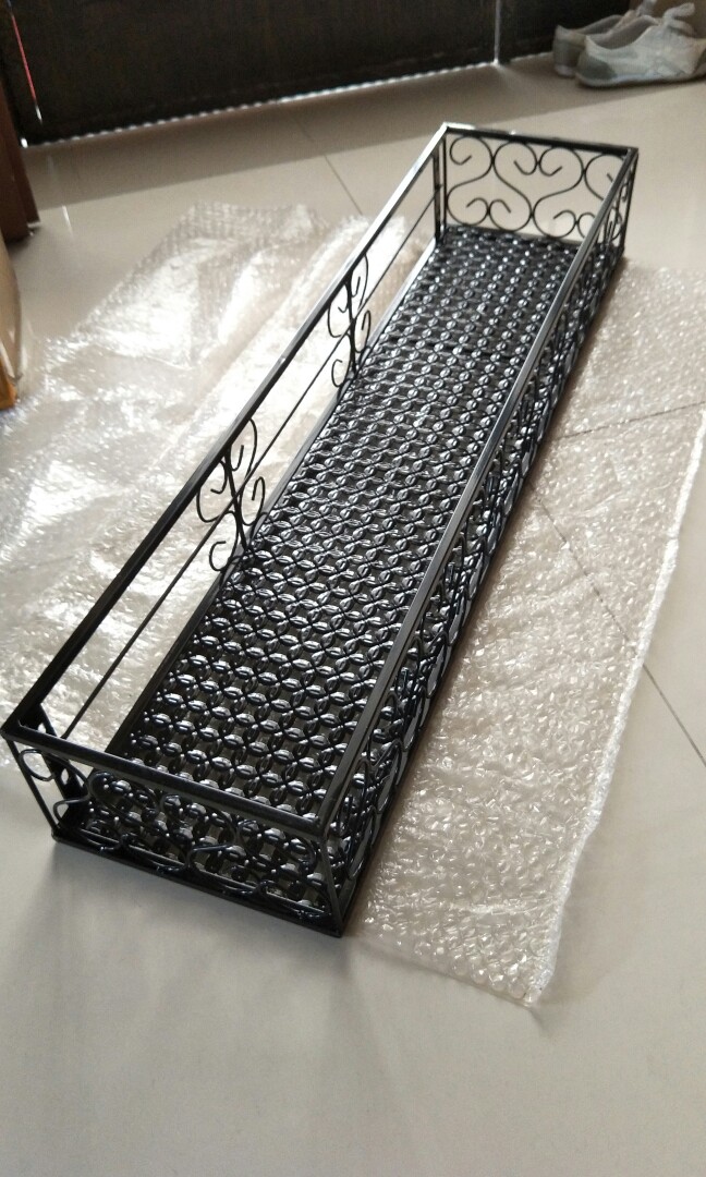 Metal pot hanger rack, Furniture & Home Living, Gardening, Pots