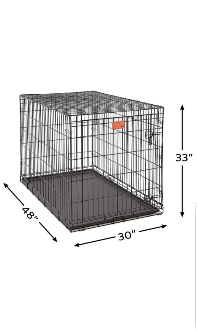 steel dog crate pan