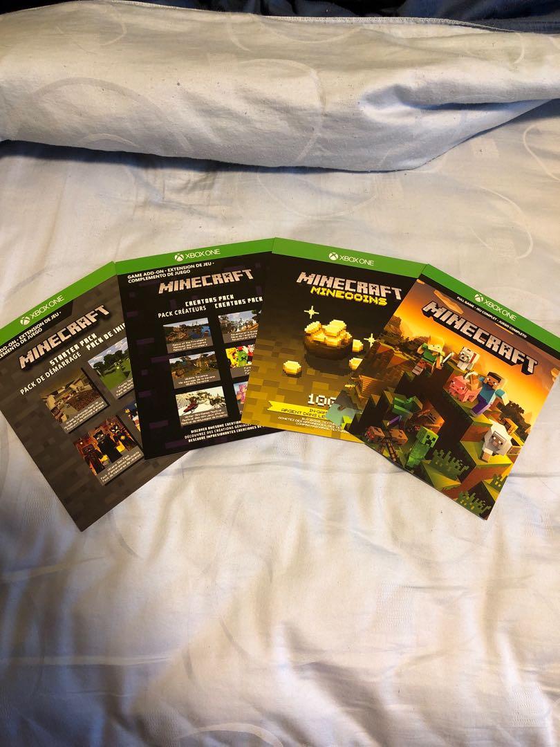 Minecraft Creators bundle download code only Video Gaming
