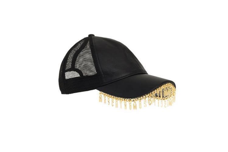 Moschino x H\u0026M bejeweled cap, Men's 