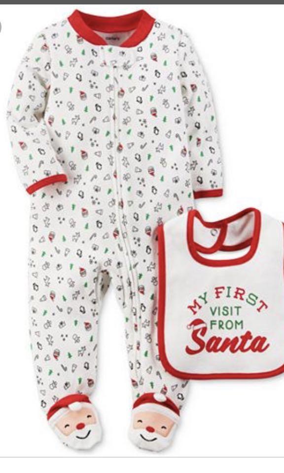 santa sleepsuit