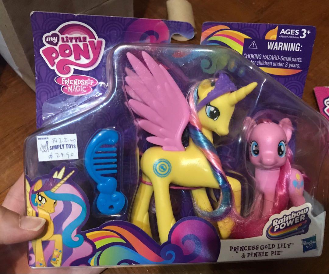 My Little Pony Princess Gold Lily And Pinkie Pie Toys Games Others On Carousell