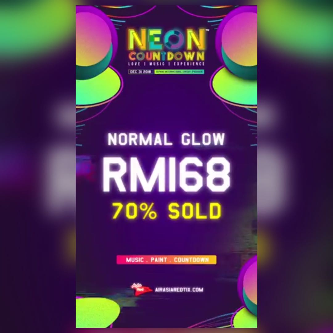 NEON COUNTDOWN, Tickets & Vouchers, Event Tickets on Carousell