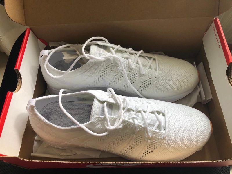 White gum discount flyknit trainer
