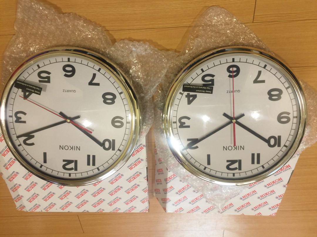 Nikon wall clock, Babies & Kids, Baby Nursery & Kids Furniture, Nursery