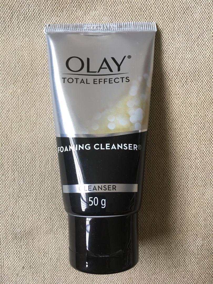 total effects foaming facial cleanser