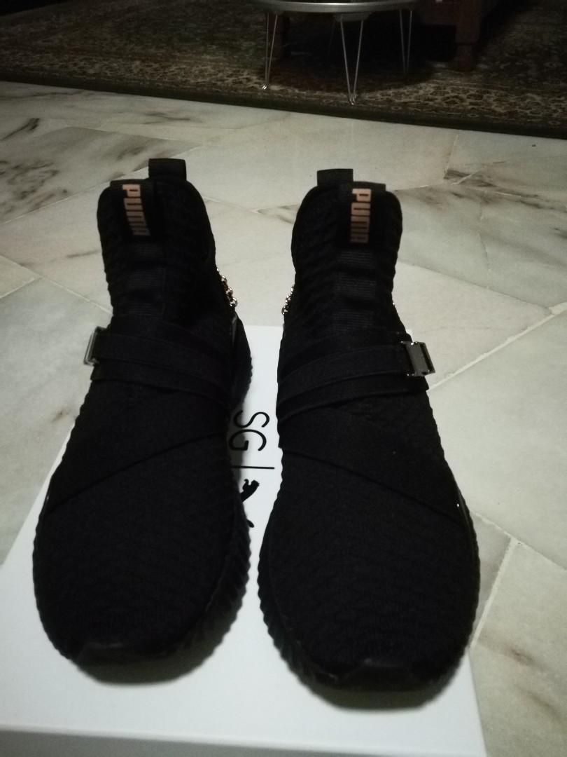 puma x sg defy mid women's trainers