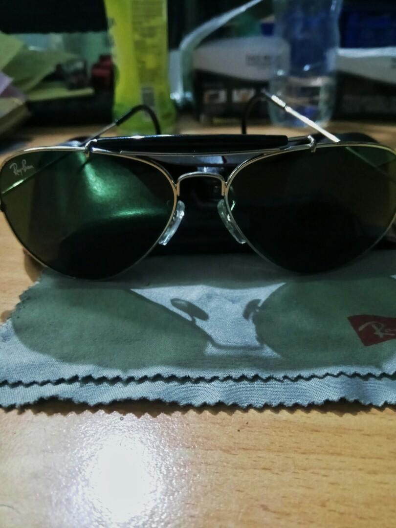 Rayban aviator original Fesyen Pria Aksesoris Kacamata di Carousell