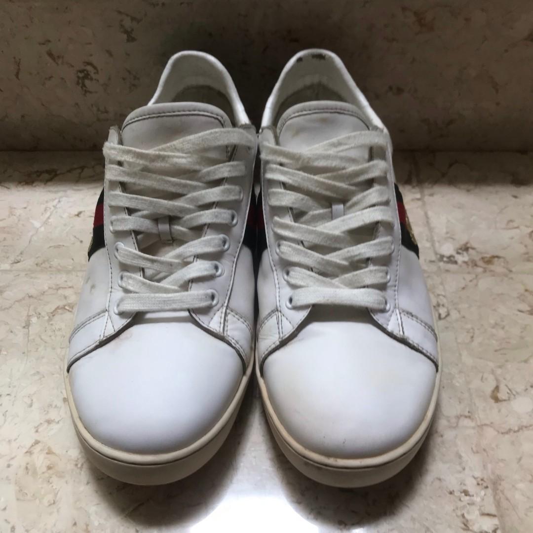 Shoes Sepatu Gucci Ace Embroidered Sneaker Original Preloved Fesyen Pria Sepatu Sneakers Di Carousell