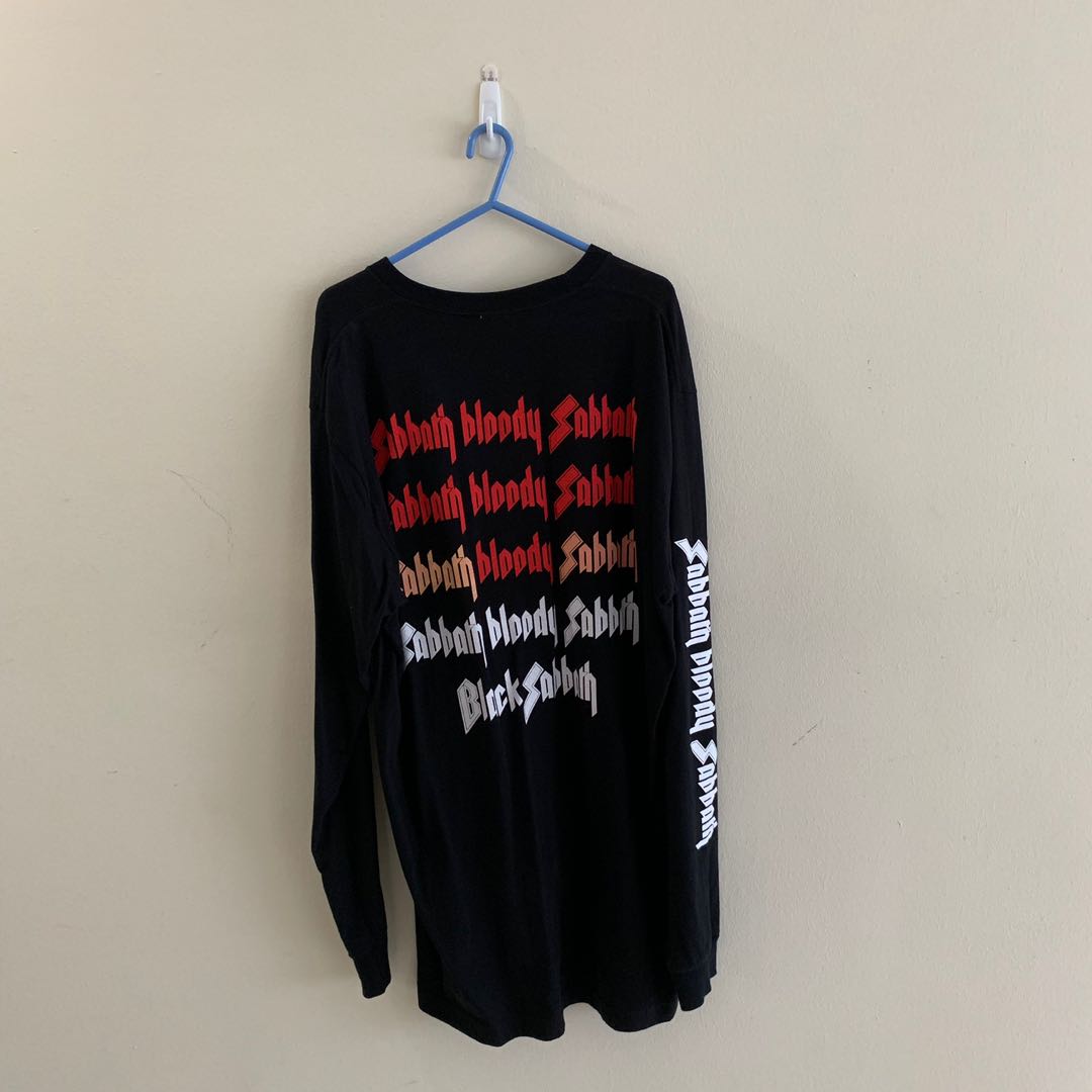 supreme black sabbath long sleeve