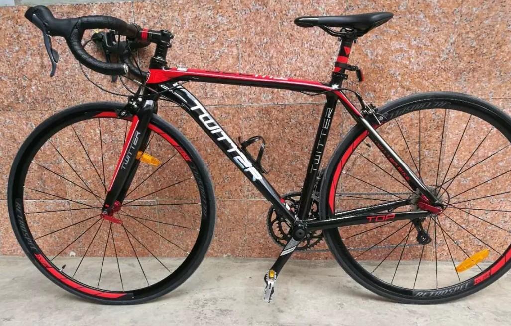 Twitter 單車 公路單車 自行車 碳纖維 carbon fiber 16速 8.8kg road bike 16 speed (全新 brand new 100%) 實體店, 運動產品 ...