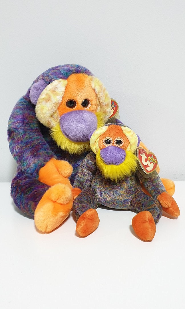 Ty beanie babies store bananas monkey