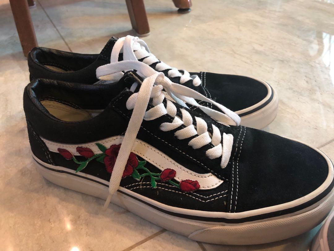 vans old skool embroidered