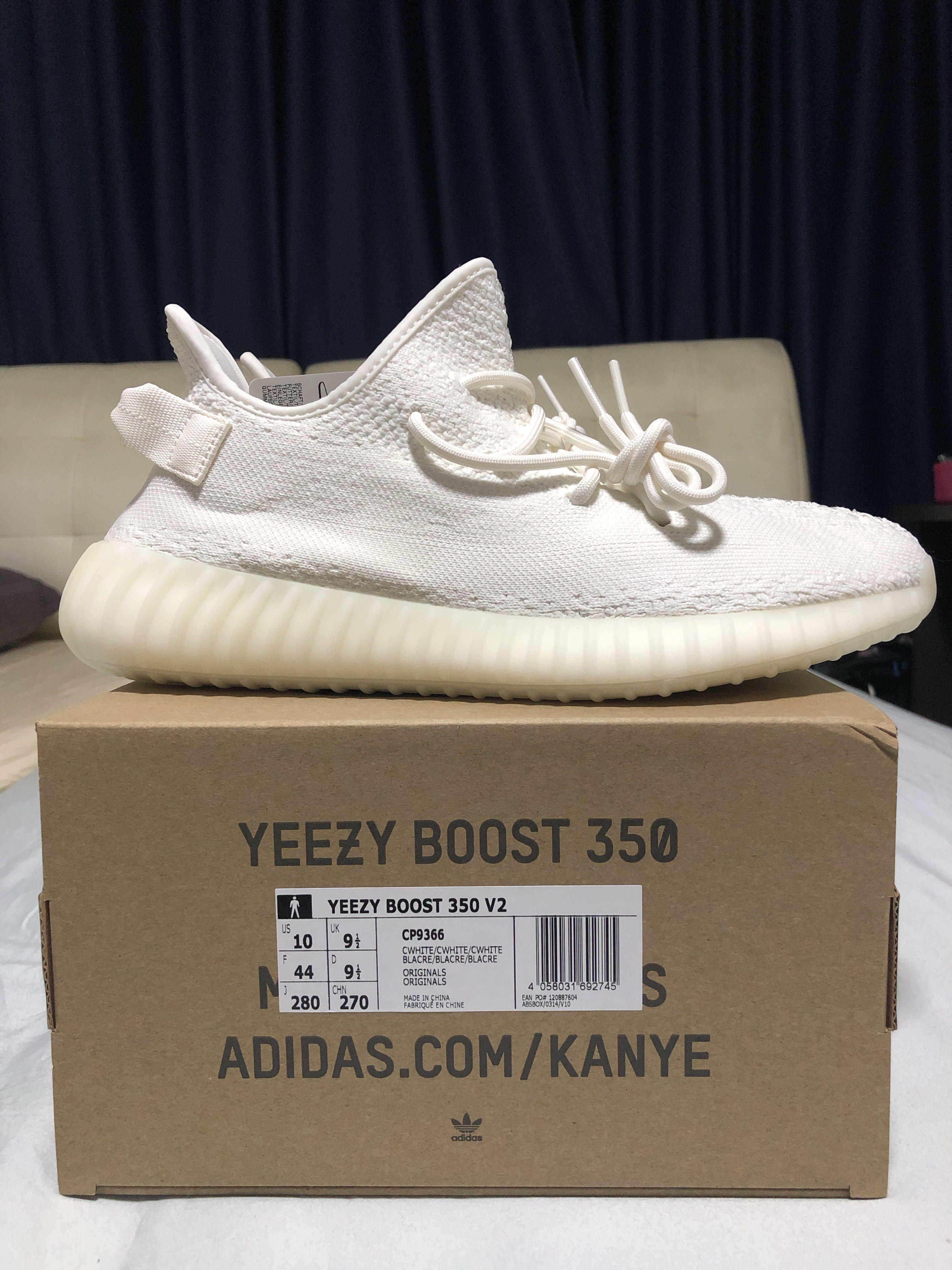 yeezy triple white size 4