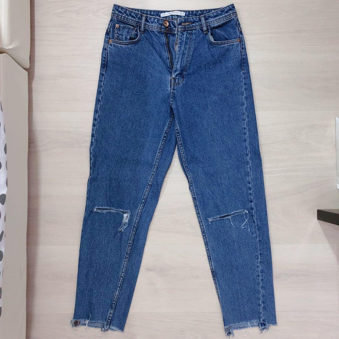 zara mom jeans high waist