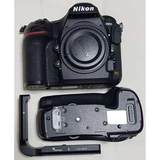 Nikon D850 Body + Vello BG-N19-2 Grip + L-bracket