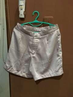 Satin short dusty pink