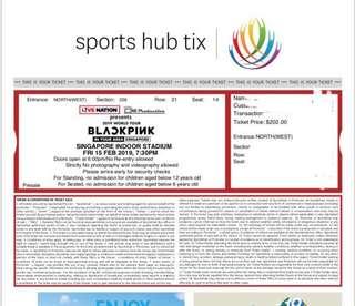 Blackpink Cat 3 ticket Presale