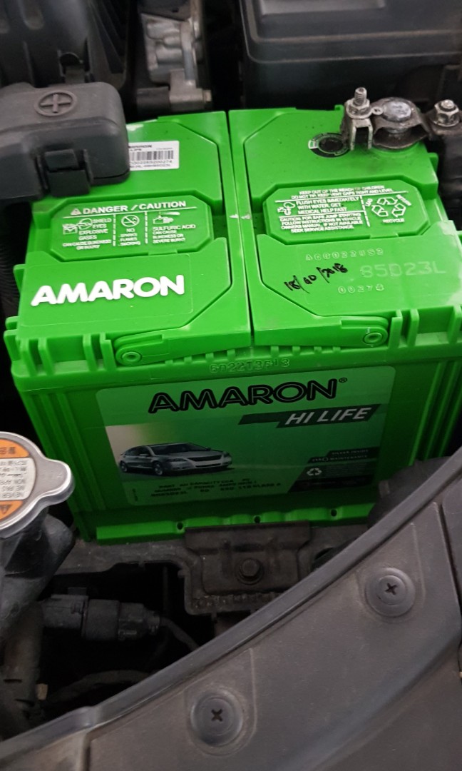 2 month old Amaron 85D23L Car Battery, Car Accessories, Accessories on  Carousell