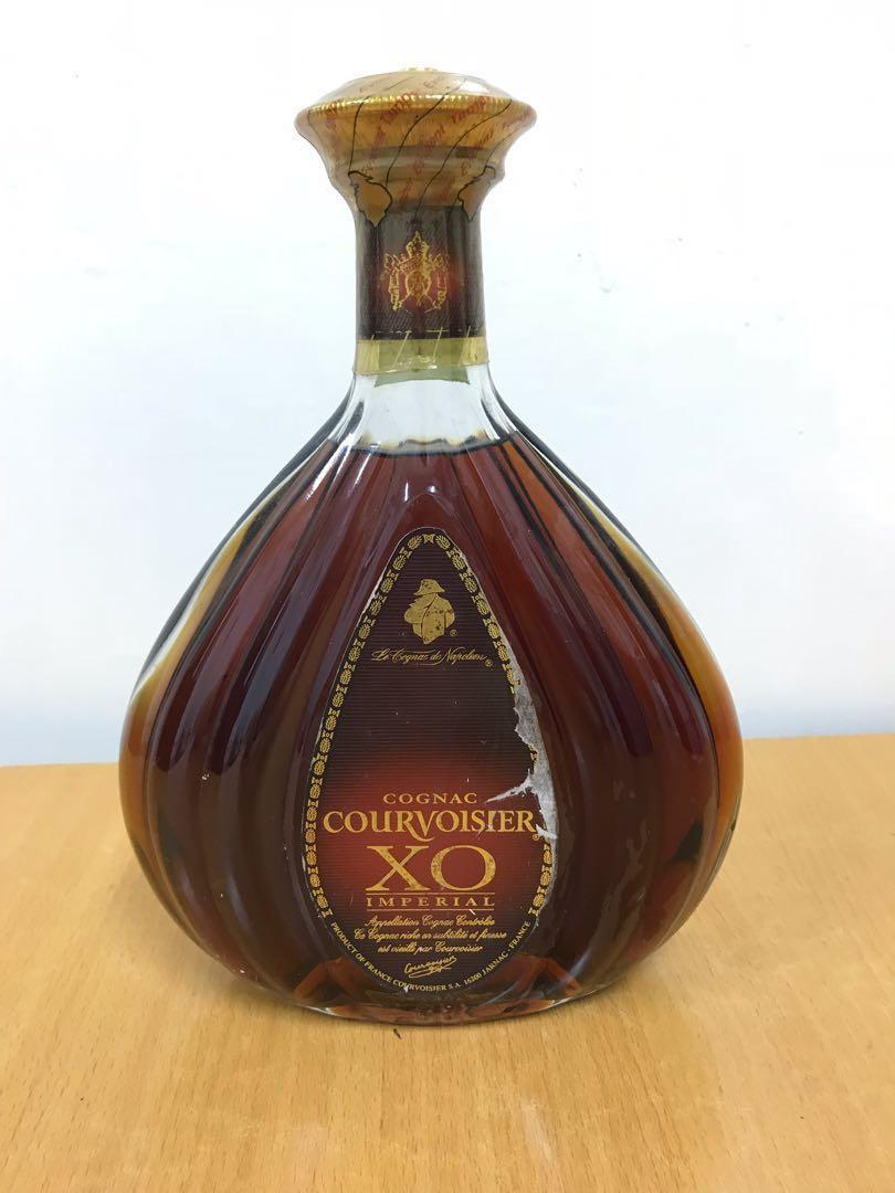 近30年舊酒Courvoisier Cognac XO Imperial 法國干邑700ml 40%, 嘢食