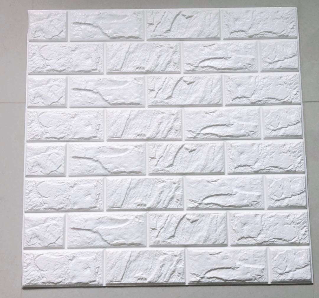 3d Brick Wallpaper White Furniture Home Decor Others On Carousell