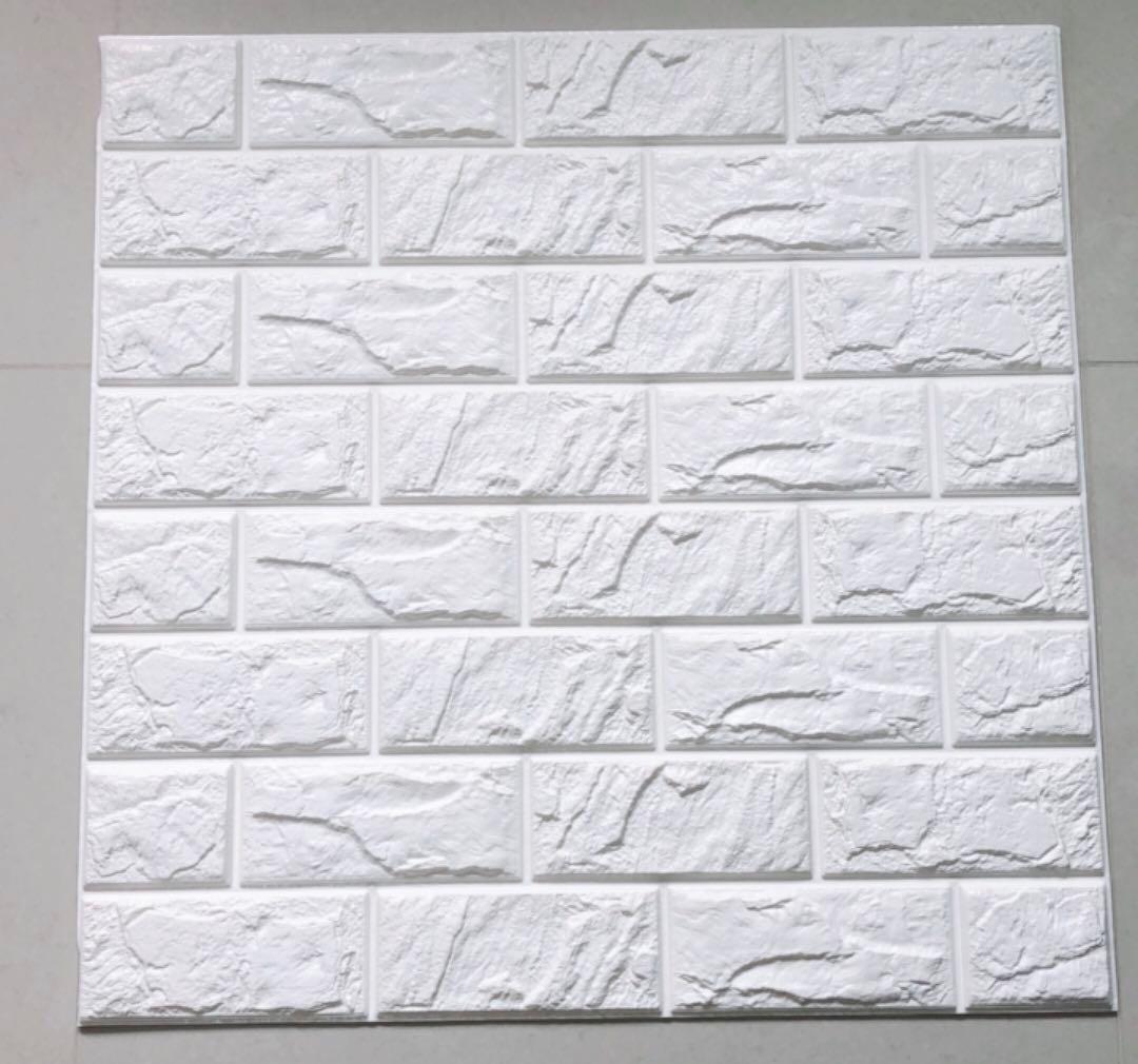 3d Brick Wallpaper White Furniture Home Decor Others On Carousell