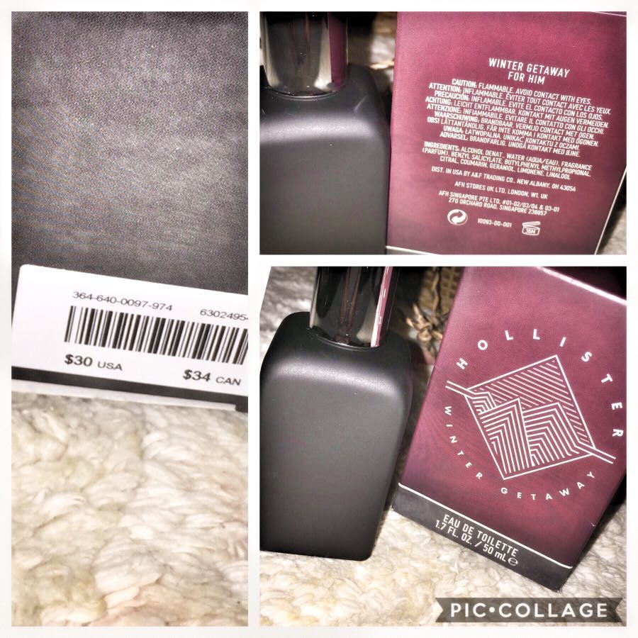 50 Ml Hollister Winter Getaway Authentic From Us Health Beauty Perfumes Nail Care Others On Carousell