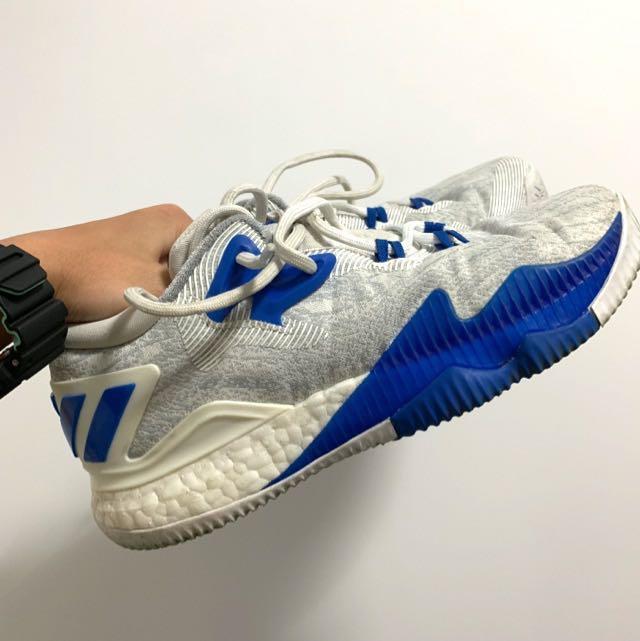 Adidas Crazylight Boost White Blue Us 7 Basketball Shoes 籃球鞋 On