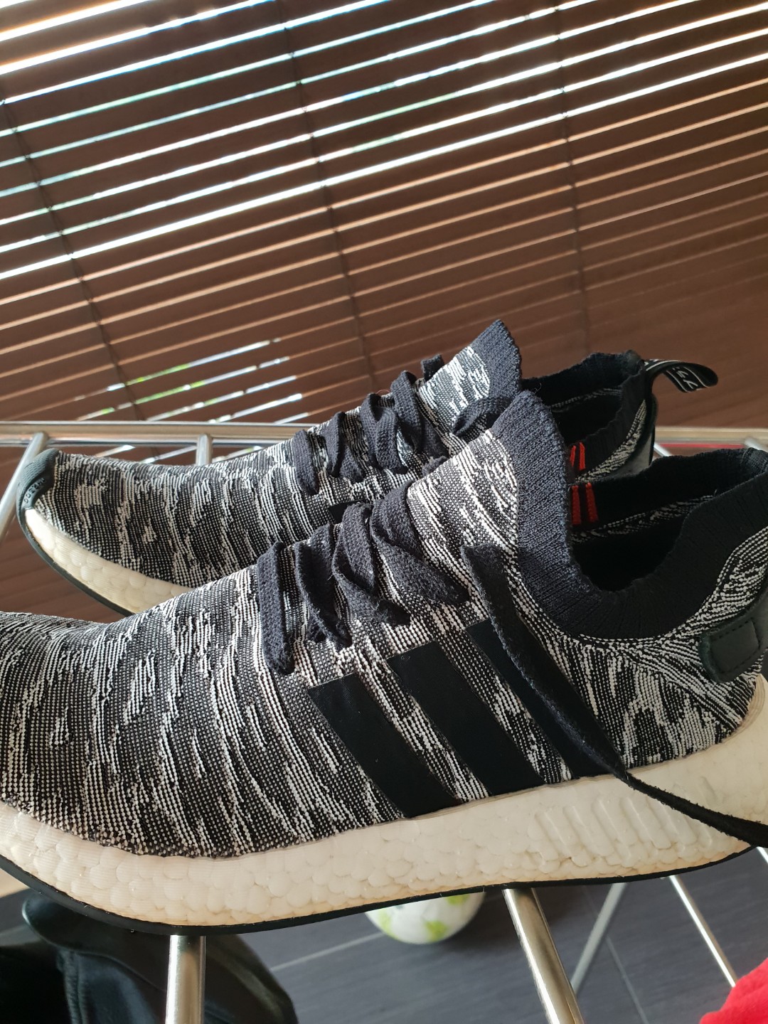 Adidas NMD R2 Boost Primeknit UK8.5 XMAS25 Men s Fashion