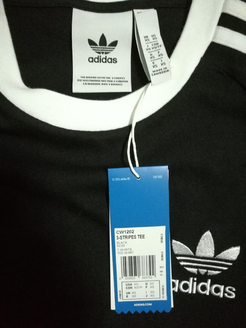 Adidas Originals adicolor california t shirt in black Men s Fashion Tops Sets Tshirts Polo Shirts on Carousell