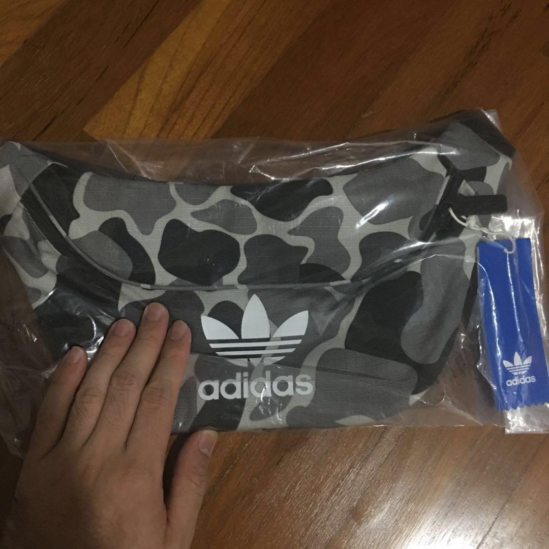 Adidas Originals Camo Waist Bag Men S Fashion Bags Wallets