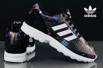 Adidas originals zx flux womens tokyo deals tech black/white