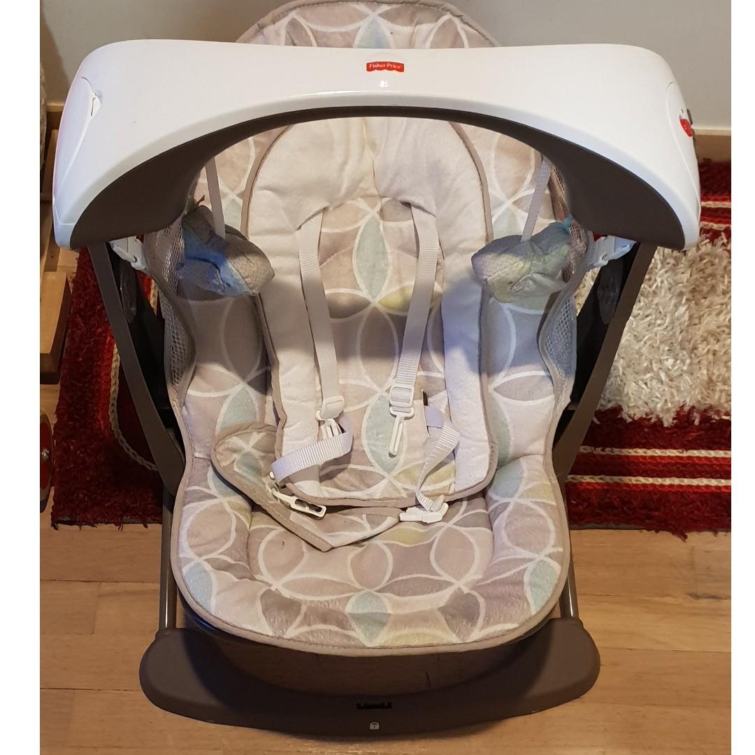 fisher price baby swing rocker