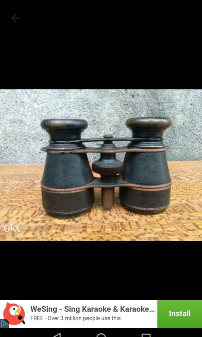 ANTIQUE brass BINOCULARS telescope by EMIL BUSCH (Category: Other Photography Accessories) located in Malabon City. Submitted by immortalpicker (Listing ID 205585314, Image 1). Description: ANTIQUE or vintage Brass telescope BINOCULARS I'm not always online you can text or call me if you interested at09228487178.