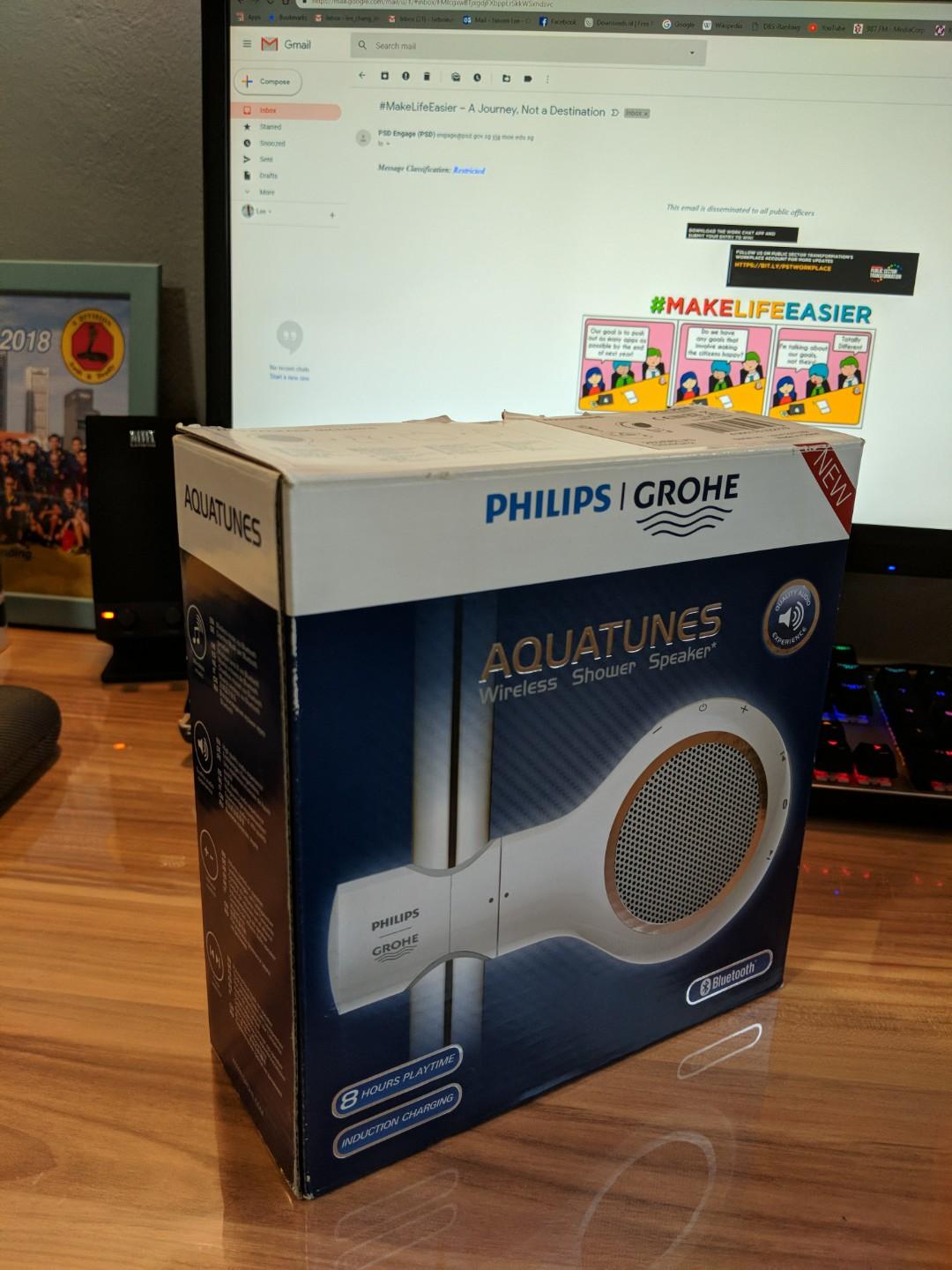 aquatunes bluetooth speaker