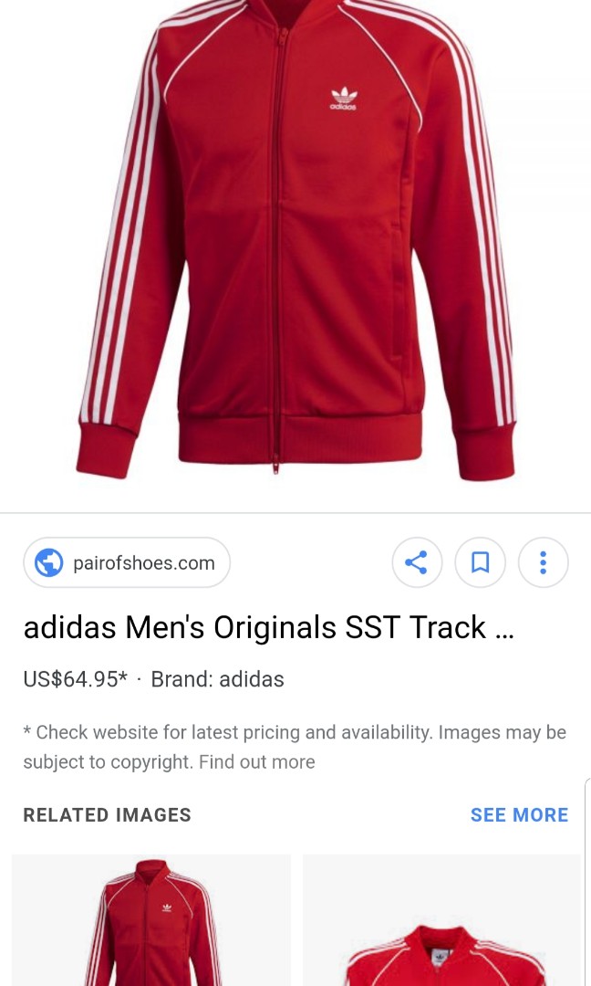 adidas jacket size