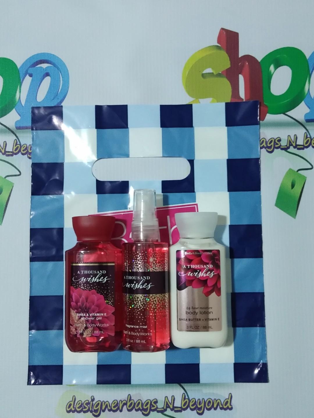 Bath & Body Works Set 88ml each, Beauty & Personal Care, Bath & Body ...