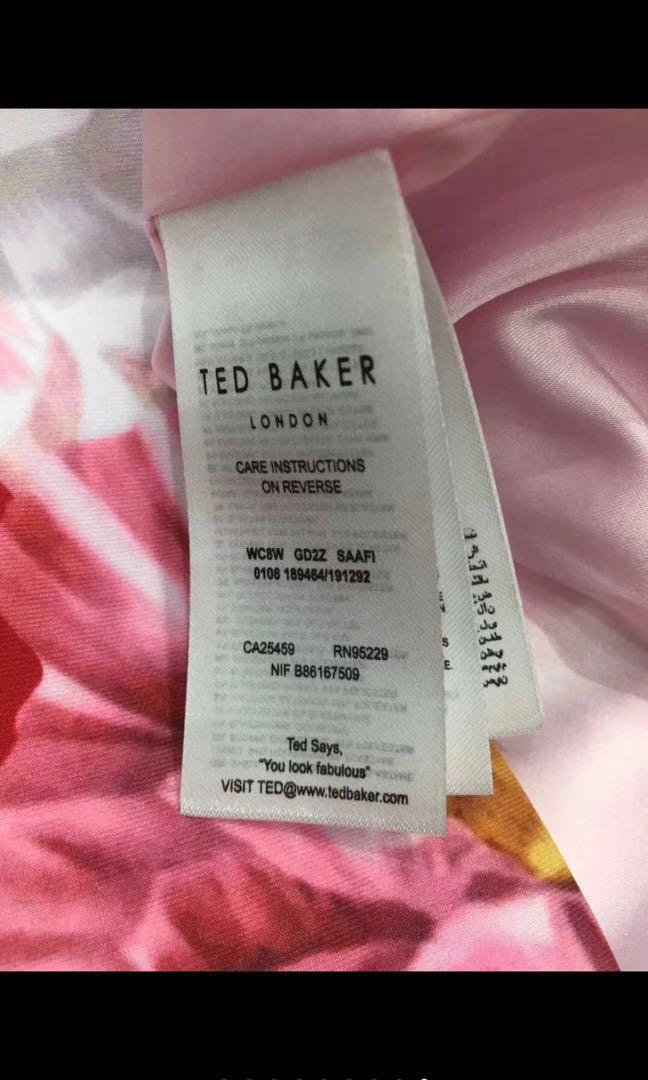 BNWT Authentic Ted Baker Iguazu Two Tone Pencil Dress Women s