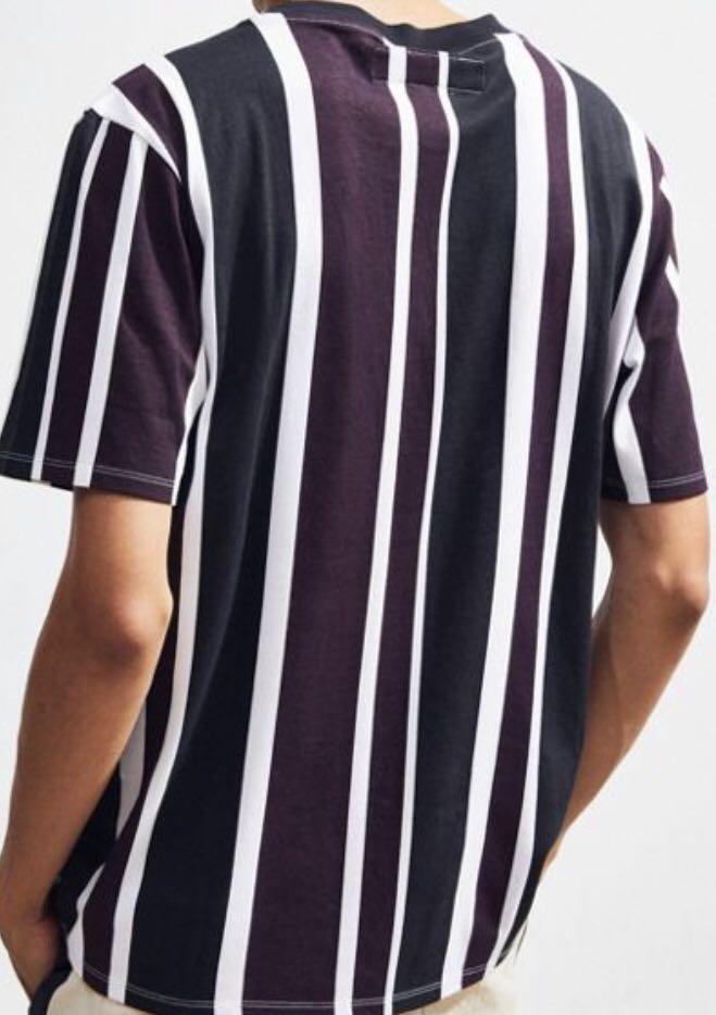 Brand New GUESS REXFORD STRIPE TEE Men s Fashion Tops Sets