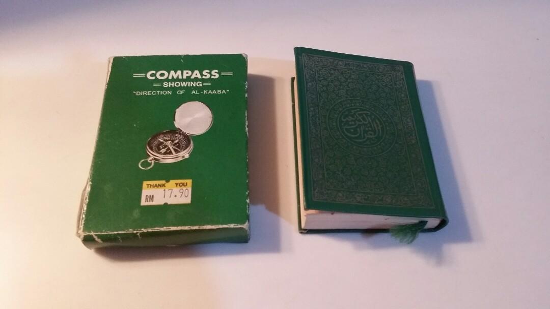 Compass Kompas Kiblat Al Quran Kecil Design Craft Others On Carousell