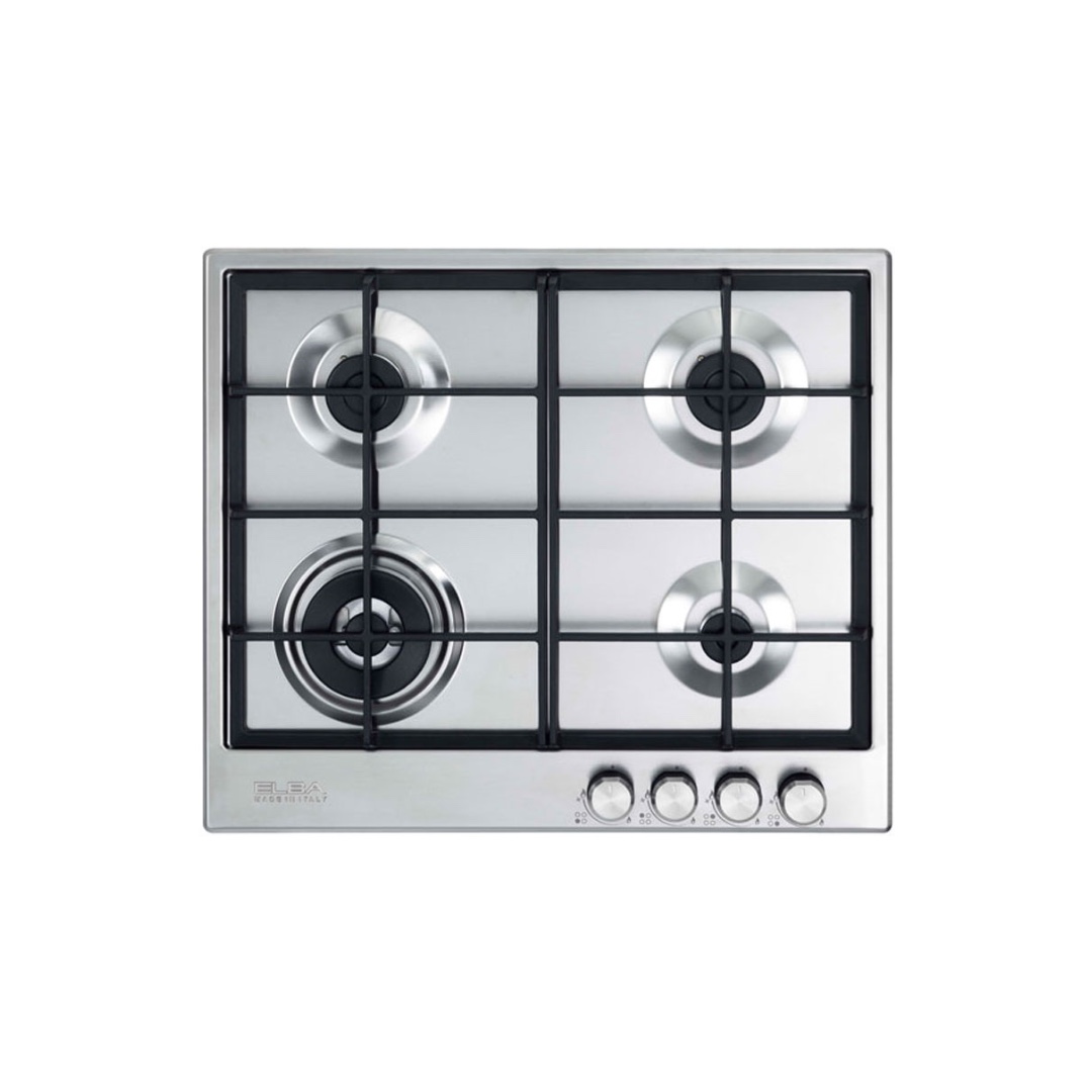 Elba ELIO 65445D1 [60cm] Stainless Steel Gas Hob, TV & Home Appliances, Kitchen Appliances