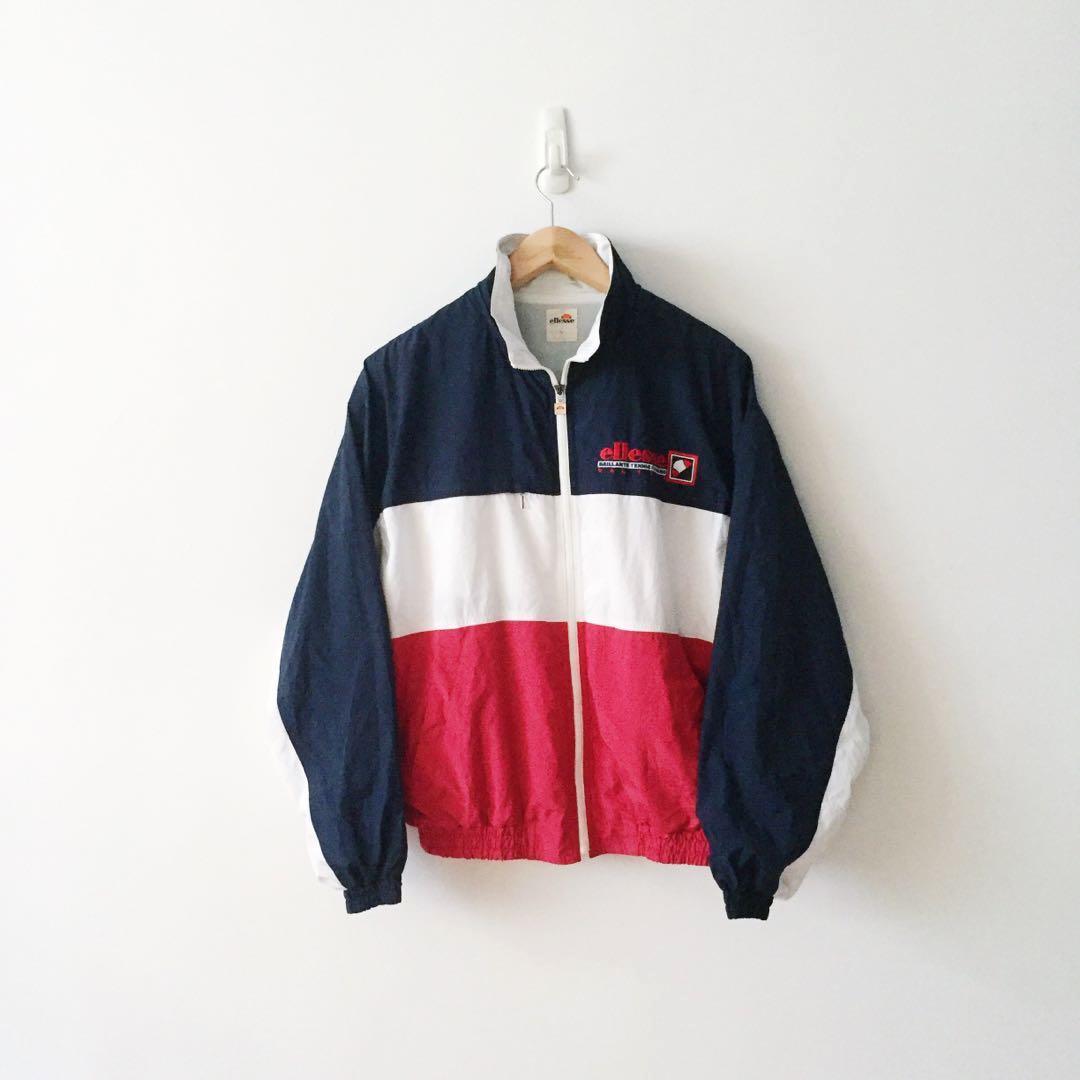 ellesse red windbreaker