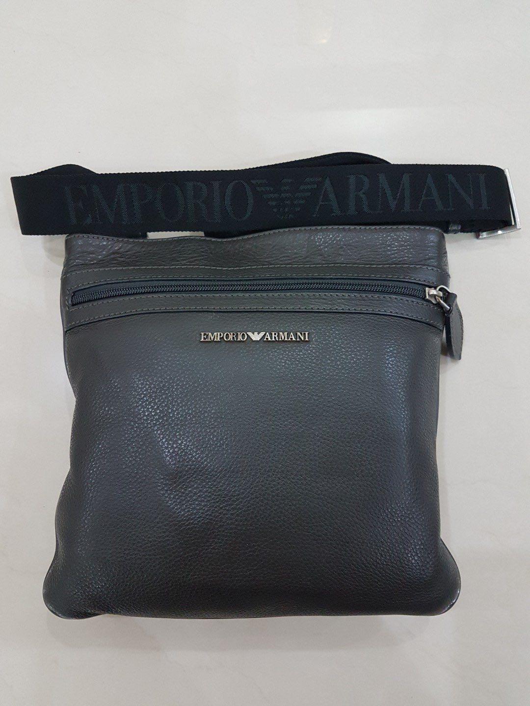 Emporio Armani (Made in Italy) , Men's Fashion, Bags, Sling Bags on  Carousell